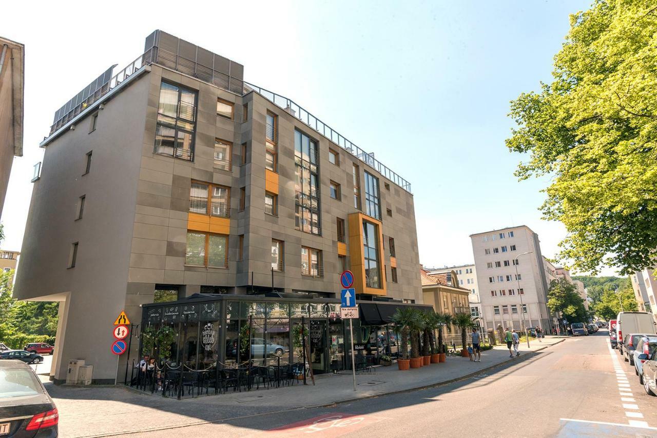 Blue Apartment In Vibrant Heart Of 그디니아 외부 사진